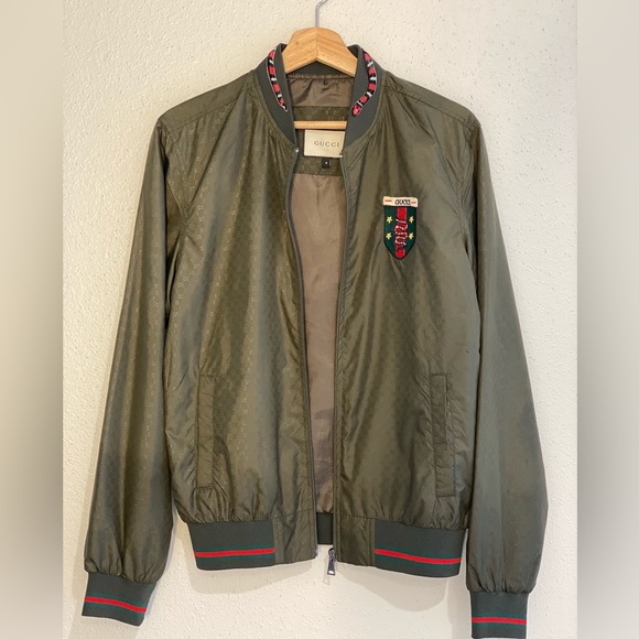 Olive green Gucci Jacket - Picture 2 of 5